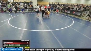 285 lbs Quarterfinal - Milan Colvin, KS vs Josiah Garcia-Gurule, CO