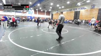 150 lbs Cons. Round 3 - Abraham Meza, St. Joseph/Santa Maria vs Toby Lucas, Huntington Beach