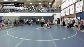 95 lbs Cons. Round 1 - Rothan Wagner, Idaho Falls Wrestling Club vs Archer Alderson, Ambush Wrestling