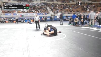 167-D1 5th Place Match - Ella Westbrook, Higley High School vs Isra Faja, Sandra Day O`Connor High School