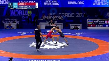 55 kg Finals 1-2 - Eldaniz Azizli, Azerbaijan vs Nugzari Tsurtsumia, Georgia