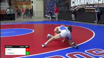 113 lbs Cons. Semi - Tucker Gilliland, Holton vs Adam Bilby, Rose Hill