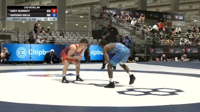 57 kg Semis - Grey Burnett, Burnett Trained Wrestling vs Antonio Mills, Roundtree Wrestling Academy
