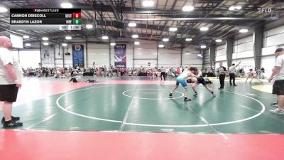 135 lbs Rr Rnd 1 - Cannon Driscoll, TSB vs Braedyn Lazor, Ride Out Wrestling Club