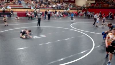 62 lbs Cons. Quarters - Rhett Rodriguez, Hawk Wrestling Club vs JR Hughes, Shootbox Rigby