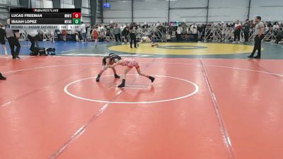 48 lbs Round 1 - 9:00am Saturday - Isaiah Lopez, Mat Assassins vs Lucas Freeman, Minnesota Funky Singlets