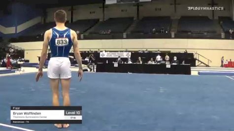 Bryan Woffinden - Floor, Thorntons Gymnastics Center - 2021 USA Gymnastics Development Program National Championships
