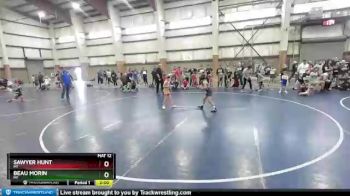 70 lbs Round 1 - Sawyer Hunt, MT vs Beau Morin, MT