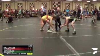 130 lbs Round 2 (6 Team) - Will Lavallee, Smittys Barn vs Jayden Cline, Death Squad