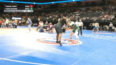 285 Class 2 lbs Champ. Round 1 - Kade Watkins, Maryville vs Reggie Jones, St. Charles West