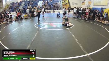 132 lbs Champ Round 1 (16 Team) - Kepa Agcaoili, VHWC vs Kyle Brown, Black Hive