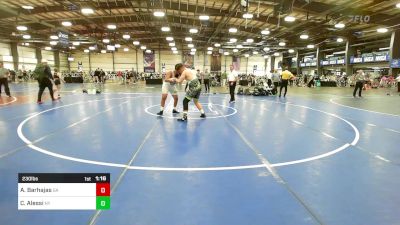 230 lbs 5th Place - Alexander Barhajas, GA vs Cody Alessi, NY