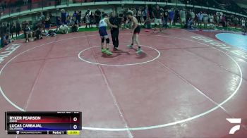 120 lbs Cons. Round 2 - Ryker Pearson, Idaho vs Lucas Carbajal, California