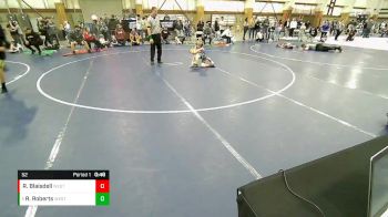 52 lbs Cons. Semi - Rhett Roberts, Westlake vs Roman Blaisdell, Top Of The Rock Wrestling Club