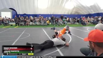 92 lbs Round 1 (10 Team) - Jordan Manyette, Gotcha vs Isaiah Washner, Warner