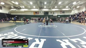 120 lbs Champ. Round 1 - Mina Easley, Kelso (Girls) vs Bailey Womack, Ilwaco (Girls)