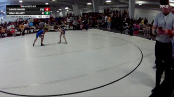 22 lbs 2nd Place Match - Noah Elliott, Sherman Challengers vs Asher Baker, Junior Titans Wrestling Club