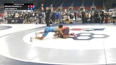 157 lbs Cons. Sub-rd Of 32 - Devlon Childress Jr, Texas vs John Cheney IV, Florida