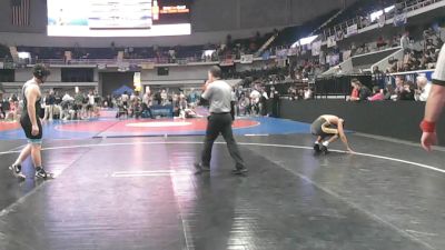 6A 165 lbs Quarterfinal - Jaxon Unger, Athens vs Carlos Flores, Spain Park Hs