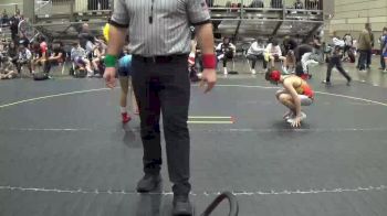 85 lbs Cons. Round 4 - Nathanial Sanders, Red Cobra Wrestling Academy vs Bryson Coyer, Michigan West