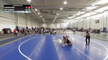 157 lbs Cons. Semi - Calvin Myers, Albright College vs Eric Gendlin, Johns Hopkins