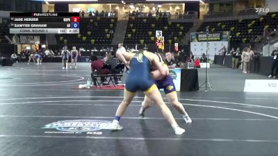 180 lbs Cons. Round 3 - Jade Herzer, Wisconsin Stevens Point vs Sawyer Graham, Augustana (IL)