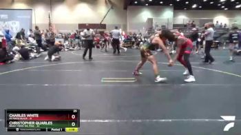 180 lbs Round 4 (6 Team) - Christopher Quarles, Beast Mode WA Pink vs Charles White, Mi Mafia Black