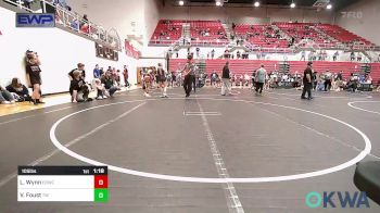 105 lbs Rr Rnd 2 - Leah Wynn, El Reno Wrestling Club vs Viola Foust, Tuttle Wrestling