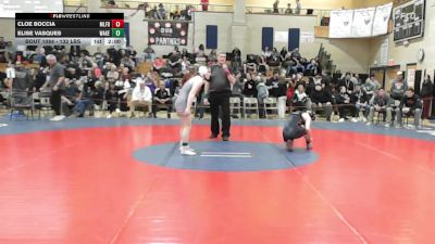 132 lbs Consolation - Cloe Boccia, Milford vs Elise Vasques, Wakefield