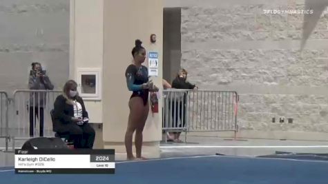 Karleigh DiCello - Floor, Hill's Gym #326 - 2021 USA Gymnastics Development Program National Championships