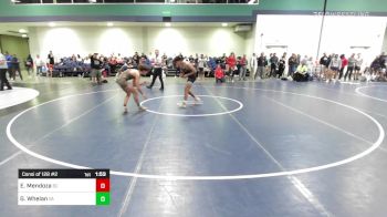 126 lbs Consi Of 128 #2 - Emilio Mendoza, SC vs Geoffrey Whelan, VA