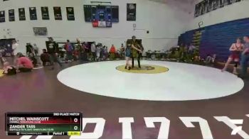 145 lbs 3rd Place Match - Mitchel Wainscott, Powell Wrestling Club vs Zander Tass, Buffalo Outlaws Wrestling Club