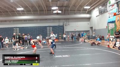 115/125 Round 3 - Gabryial Ellsworth, Grizzlies Wrestling Club vs Chase Wright, NoWorries Academy