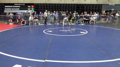 105 lbs Consi Of 8 #2 - Jeremiah Schadle, Pine Grove vs Dominic Blocker, Essex