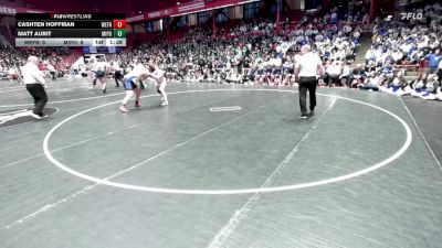 285 lbs D1/d2/d3 Finals (sat 3:00 P.m.) - Cashten Hoffman, Weyauwega-Fremont vs Matt Aurit, Mineral Point