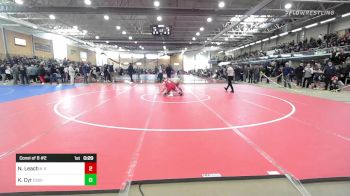 195 lbs Consi Of 8 #2 - Nathan Leach, Bridgewater-Raynham vs Kam Cyr, Essex