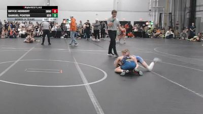 64 lbs Semis (4 Team) - Bryce Herbert, SMWC WOLFPACK vs Samuel Foster, Revival Blue