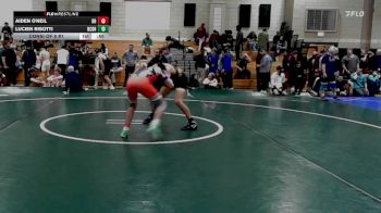157 lbs Consi Of 8 #1 - Aiden O'Neil, Bridgewater-Raynham vs Lucien Risotti, Bristol County/Dighton Rehoboth