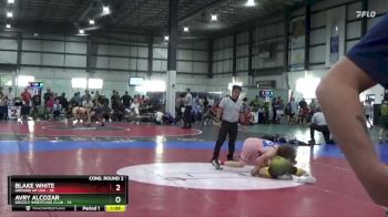 113 lbs Cons. Round 2 - Avry Alcozar, Grizzly Wrestling Club vs Blake White, Ground Up USA