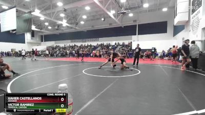 144 lbs Cons. Round 5 - Victor Ramirez, Temescal Canyon vs Xavier Castellanos, Anaheim