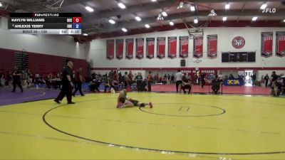 138 lbs Champ. Round 1 - Ahlexis Terry, Cuesta College vs Kaylyn Williams, Sacramento City College