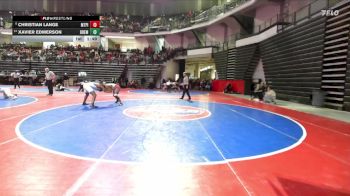 175-1A Cons. Round 2 - Xavier Edmerson, Bremen vs Christian Lange, Mt. Pisgah Christian School