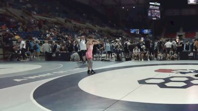 100 lbs Cons. Quarters - Michael Perna, New Jersey vs Shay Lundvall, Iowa