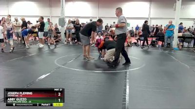 76 lbs Round 3 (6 Team) - Joseph Fleming, Savage WA vs Abby Guzzo, New England Gold