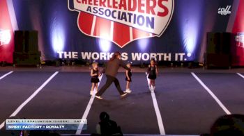 Spirit Factory - Royalty [2026 L1.1 Evaluation (Cheer) Day 1] 2026 NCA Toms River Classic