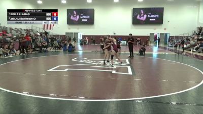 131 lbs 1st Place Match - Bella Llamas, Mt. San Antonio College vs Zitlali Sarmiento, Mt. San Antonio College