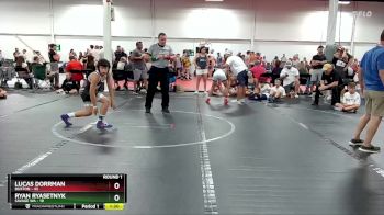 100 lbs Round 1 (6 Team) - Lucas Dorrman, Buxton vs Ryan Ryasetnyk, Savage WA