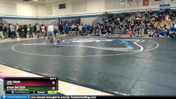 285 lbs Champ. Round 2 - Evan Becker, St. Michael-Albertville vs Joe Prom, Foley