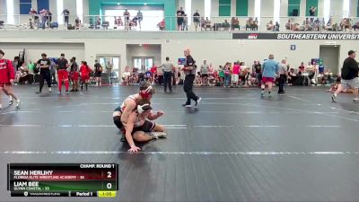 120 lbs Champ. Round 1 - Sean Herlihy, Florida Elite Wrestling Academy vs Liam Bee, Glynn Coastal