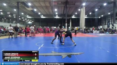 190 lbs Round 3 (4 Team) - James Goodman, INVICTUS WRESTLING CLUB vs Logan Zimlich, HANOVER HAWKEYE